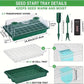 🔥50% discount while stocks last!🎉Seed starter trays with grow light