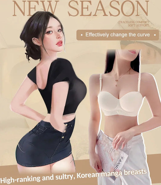 💃✨(Half Cup with Heart) Women's Seamless Underwear