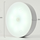 USB Rechargeable Indoor Motion Sensor Night Light - Magnetic Mount, Warm Light, Home Supply Party Gift for Kitchen, Closet
