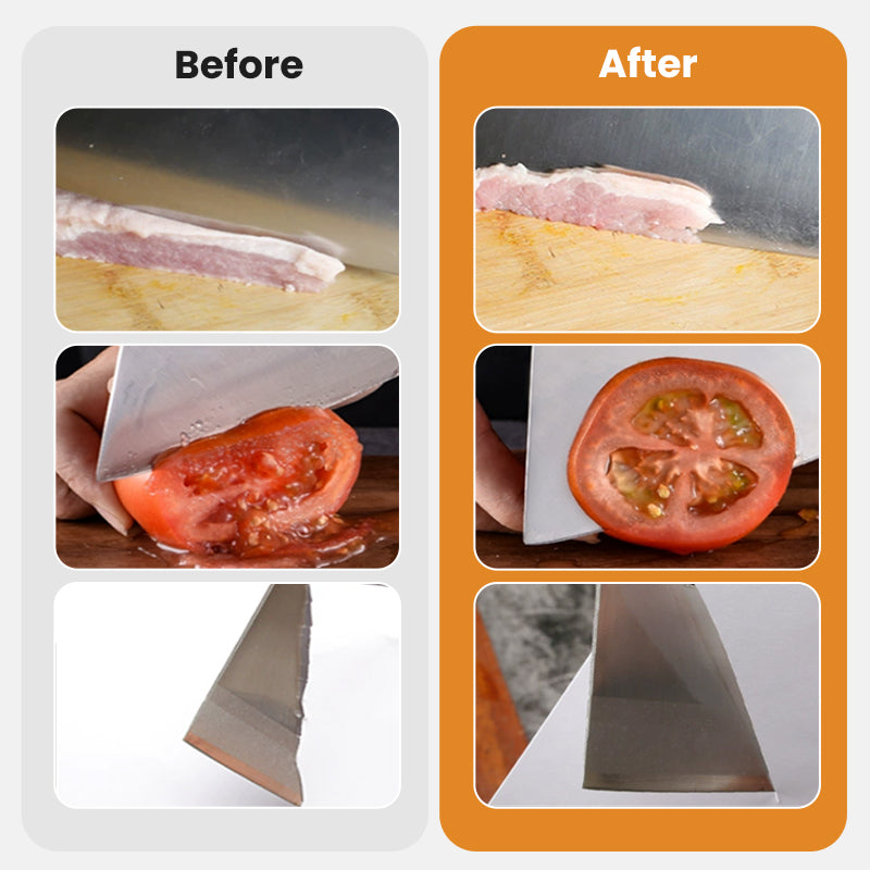 Outdoor dual purpose whetstone for knives and pruning tools
