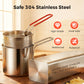 🔥LAST DAY SALE 54% OFF🎁304 Stainless Steel Multifuntional Fryer