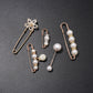 ✨Pearl Brooch Pins,Safety Pins for Clothing Dress pants skirt Cardigan Collar，Faux Pearl Rhinestones Brooches for Women Girls Pants Extender Safety Pins
