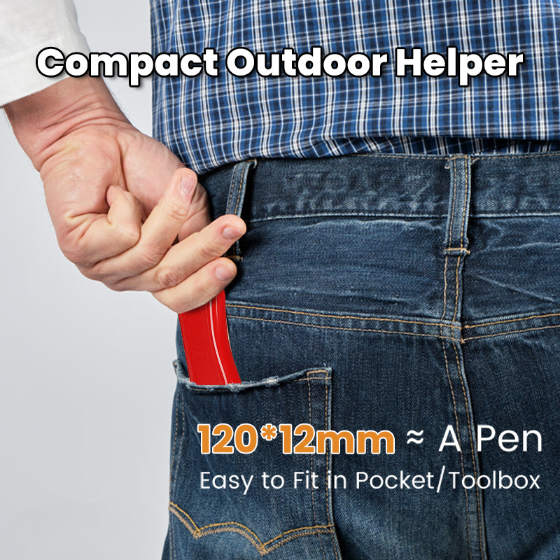 Black outdoor portable dual-purpose whetstone