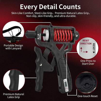💪✨ LIMITED-TIME 50% OFF! Adjustable Hand Grip Strengthener — 5–165KG Resistance 🔧