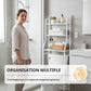 🚽 60% OFF! 🛁 3-Tier Bathroom Storage Shelf – Space Saver, Easy Installation & Supports Up to 20kg 📦