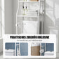 🚽 60% OFF! 🛁 3-Tier Bathroom Storage Shelf – Space Saver, Easy Installation & Supports Up to 20kg 📦