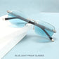 Sapphire high hardness anti-blue light far and near reading glasses sunglasses