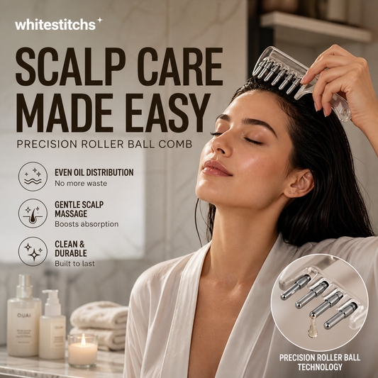 📢📢50% OFF !! ⏰Transparent Hair Oil Applicator Comb