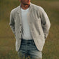 Mens Solid Color Casual Jacket Coat