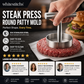 🔥50% OFF!🥩Steak Press Round Patty Mold | Food‑Grade 304 Stainless Steel Burger Patty Maker