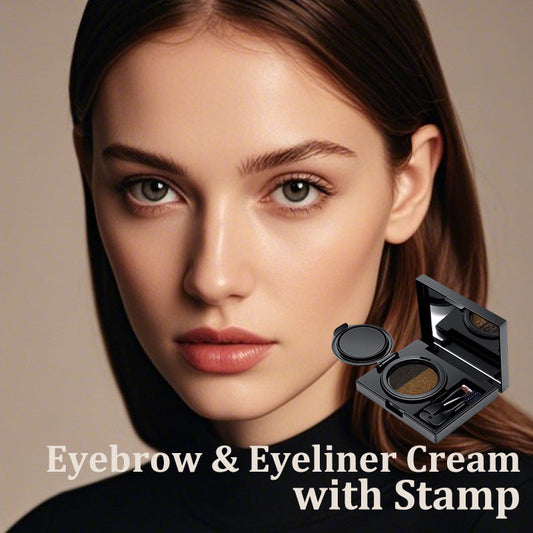 💖Eyebrow & Eyeliner Cream with Stamp