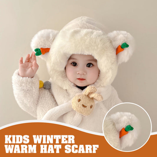 🎅Christmas Hot Sale🎄Kids Winter Warm Hat Scarf