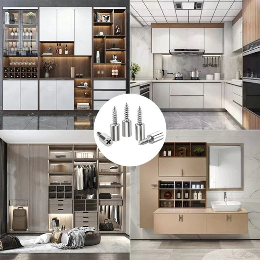 🔩 HOT SALE 50% OFF! ✨ Self-tapping Screws Cabinet Laminate Support - 200 PCS with 5 Sizes for Easy Furniture Assembly 🛠️📦