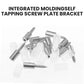 🔩 HOT SALE 50% OFF! ✨ Self-tapping Screws Cabinet Laminate Support - 200 PCS with 5 Sizes for Easy Furniture Assembly 🛠️📦