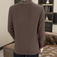 Men's Casual Warm Long Sleeve Faux Two-Piece Top