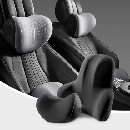 Memory Foam Headrest & Lumbar Support for Car Seat