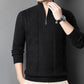 Men's Warm Quarter Zip Knit Sweater