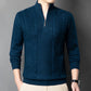 Men's Warm Quarter Zip Knit Sweater