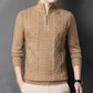 Men's Warm Quarter Zip Knit Sweater