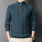 Men's Warm Quarter Zip Knit Sweater