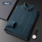 Men's Warm Quarter Zip Knit Sweater