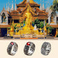 Wealth in Hand! Lucky Pixiu Open Ring with Gem Embellishment