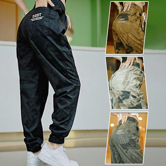 Men's Loose Fit Lightweight Breathable Camouflage Pants