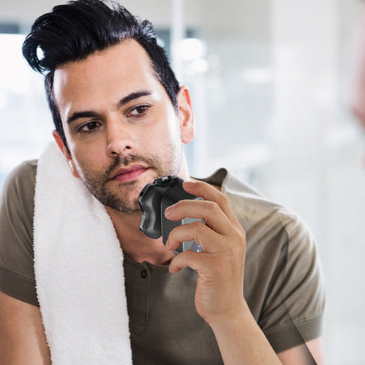 Multifunctional Waterproof Rechargeable Electric Head Shaver