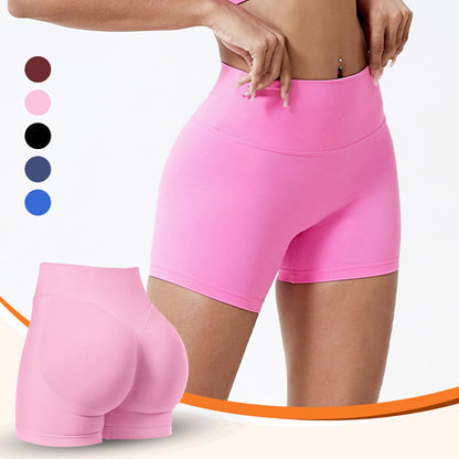 High-Waisted Quick-Dry Yoga & Cycling Shorts
