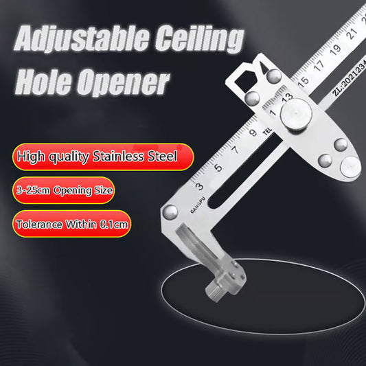 Multi-functional Portable Aluminum Adjustable Ceiling Hole opener