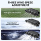 ❄️Car Seat Fan - USB Connectivity, Dual Turbines, Powerful Airflow