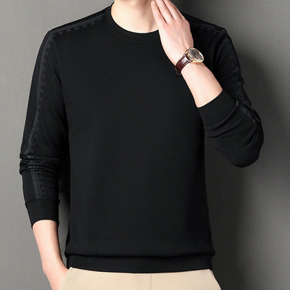 Men's Warm Long Sleeve Round Neck Top