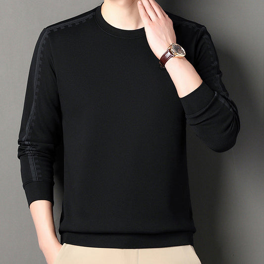 Men's Warm Long Sleeve Round Neck Top