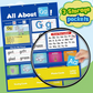 Children's Enlightenment Interactive Alphabet Learning Pocket Chart Set
