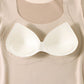 Women's Seamless Thermal Top with Built-In Bra