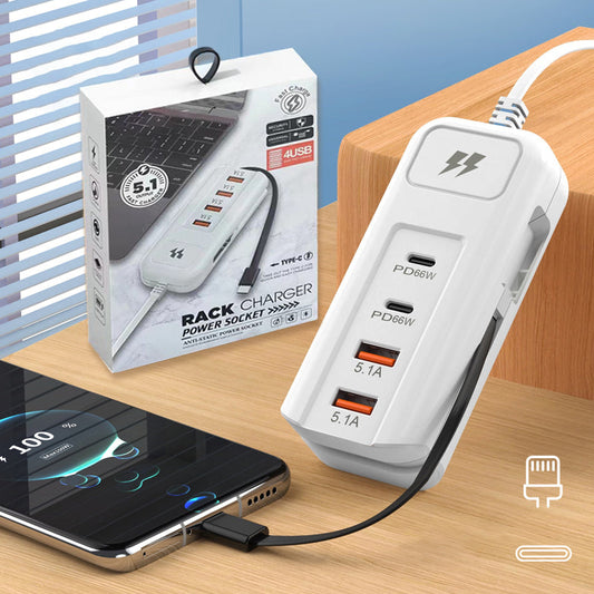🎄Christmas Sale 60% OFF🔥Multi-Function Quick&Safety Charging Socket - 2PD + 2USB