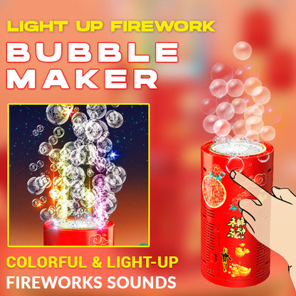 🥳2026 HOT SALE🥳💞50K+ SOLD!👨‍👩‍👧‍👦🎄 Create Magical Memories Together! Sparkling Bubble Blower for Family Fun. 🎁🚀