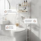 🚽 60% OFF! 🛁 3-Tier Bathroom Storage Shelf – Space Saver, Easy Installation & Supports Up to 20kg 📦