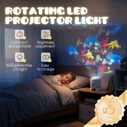 🥳2026 HOT SALE🥳💞80K+ SOLD!🌊 Ocean Wave Projector Light – Dynamic Rotating Aurora, Adjustable Brightness, Rechargeable – with/without Bluetooth Speaker – Bedroom Decor, Night Light, Gift for Kids & Adults
