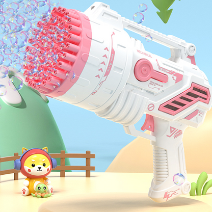 Joyful Fun 69 Holes Pistol-Type Bubble Machine