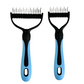🥳2026 HOT SALE🥳💞50% OFF! 🐕Dual-Sided Pet Grooming Rake—Less mess, more cuddles. ✨🧡