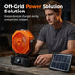 🌞 Solar Portable Misting Camping Fan – Chill Anywhere, Off the Grid! ⛺💨 Cool mist + wide oscillation + remote control – your ultimate outdoor comfort companion. 🔋🌀