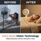 3D Oscillating Air Circulator Standing Fan