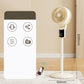 3D Oscillating Air Circulator Standing Fan