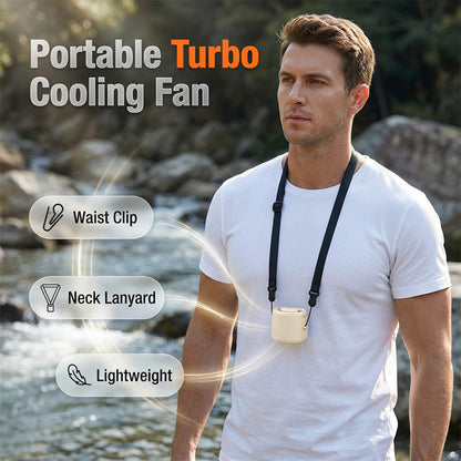 Portable High-Speed Waist-Clip Cooling Fan