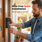 ⏰Smart Video Doorbell with 4.3" Display – Two-Way Audio, Night Vision, Wide Angle
