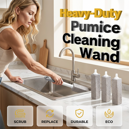 Kitchen Pumice Stone Cleaner with Long Handle