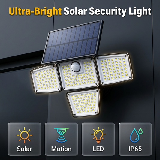 Solar Motion Sensor Security Light