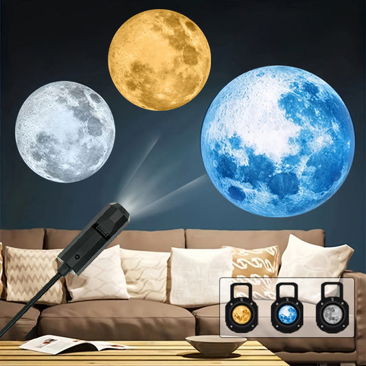 🥳🥳USB Galaxy & Moon Projector Night Light