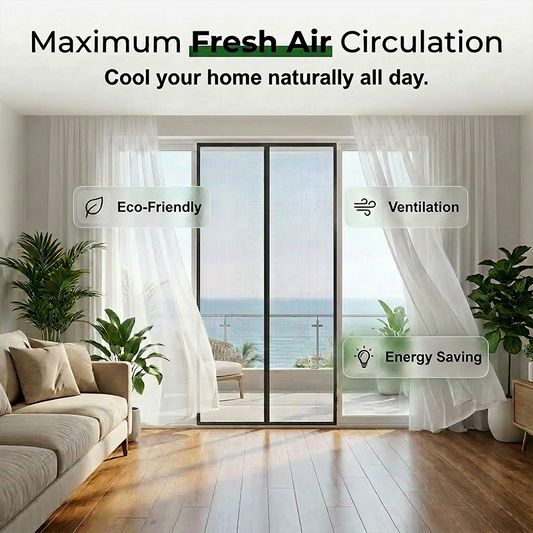 Magnetic Screen Door with Full Frame Velcro